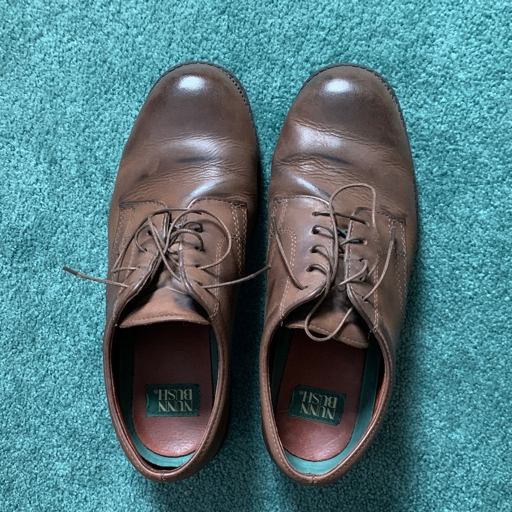 Nunn Bush Men's Classic Brown Oxfords